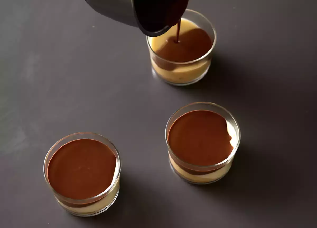 Krok 4: Poleva z hořké čokolády