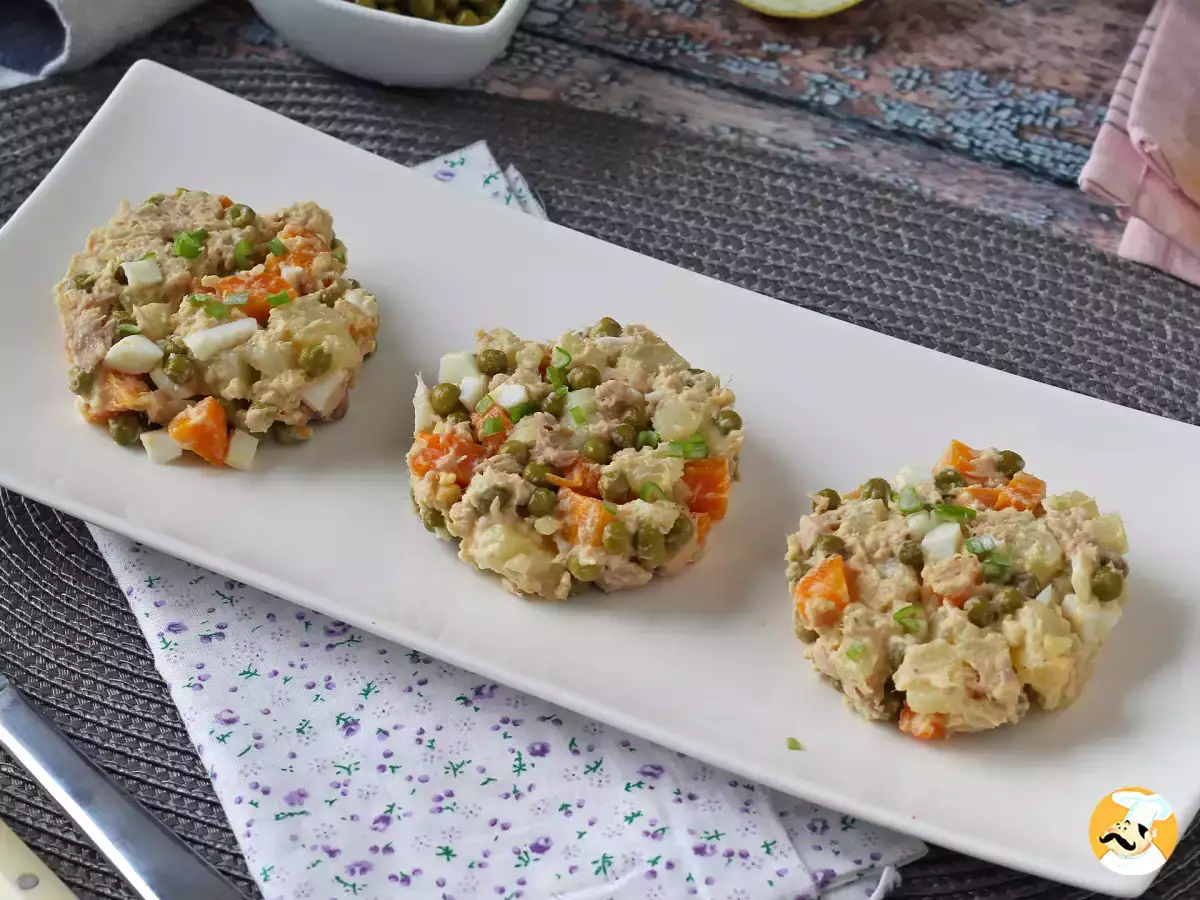 8. Ruský salát s tuňákem