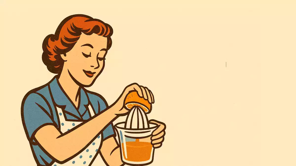 Šťávu vypijte rychle, ztratila by své vitamíny.