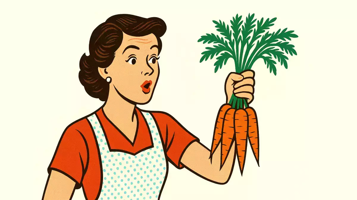 Když budete jíst hodně mrkve, uvidíte ve tmě lépe.