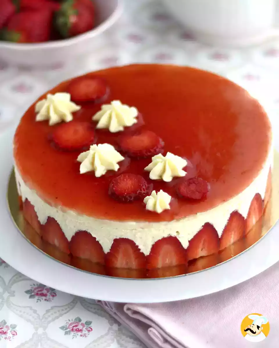 Fraisier, dokonalý jahodový koláč pro jaro