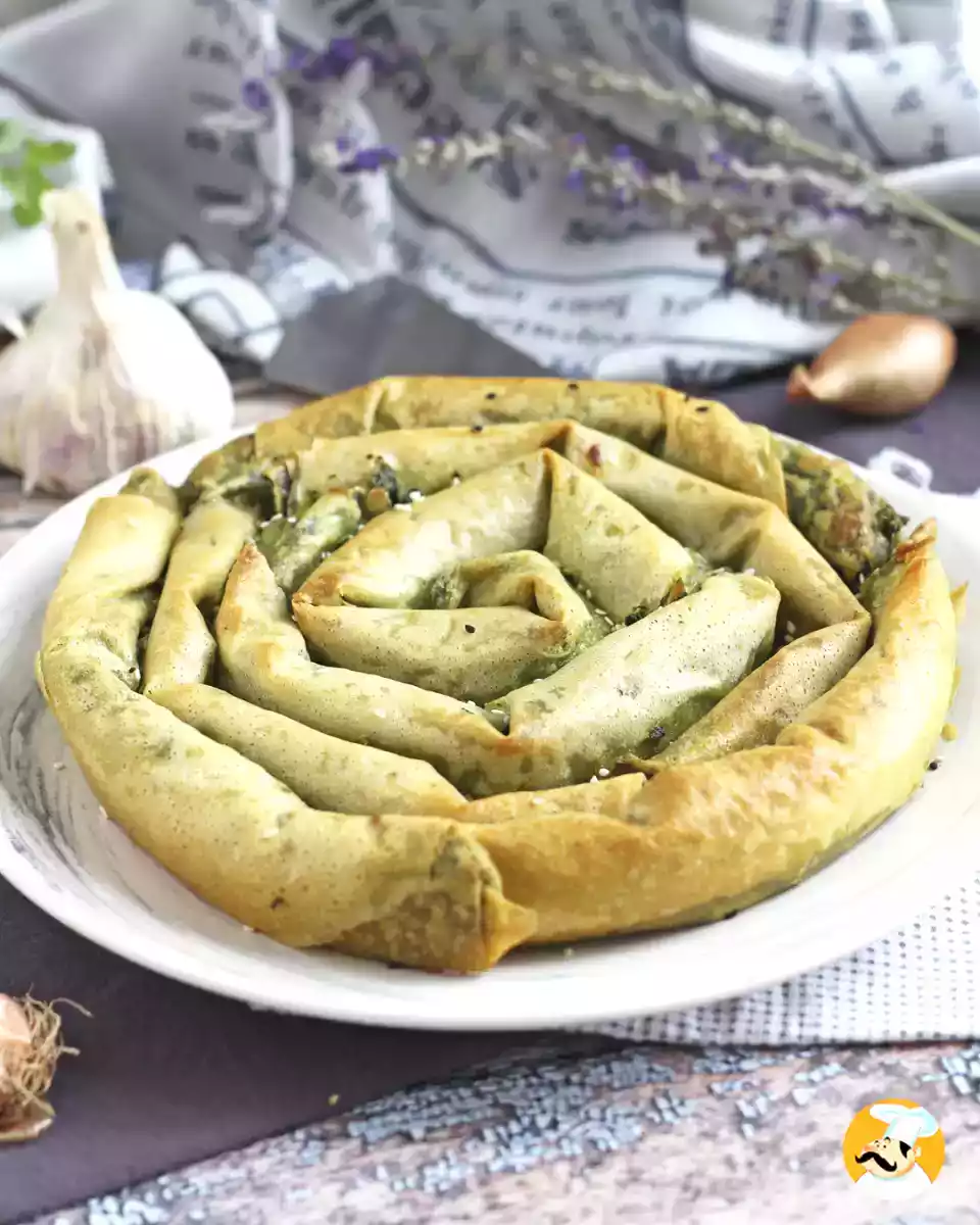 Borek, turecký koláč se špenátem a sýrem