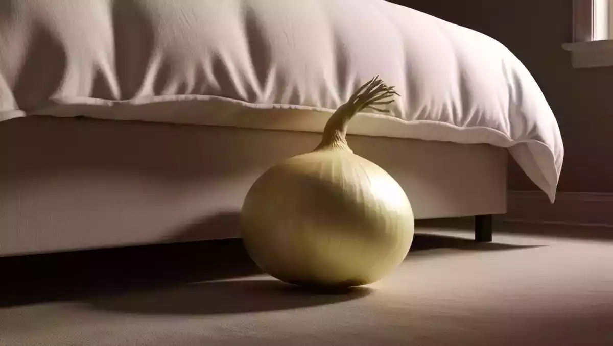 Podle staré lidové víry pomáhá cibule pod postelí lépe (a více!) spát.