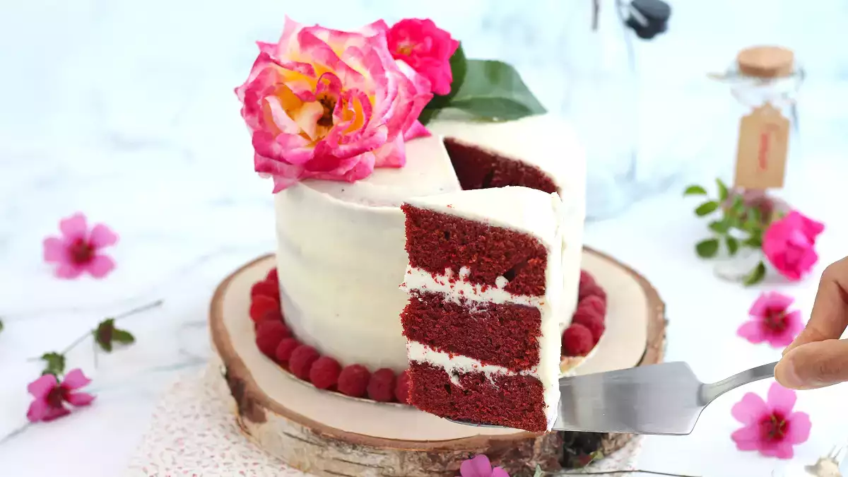 Valentýnský dort Red Velvet: ten nejromantičtější dort (červený, sametový, neodolatelný)