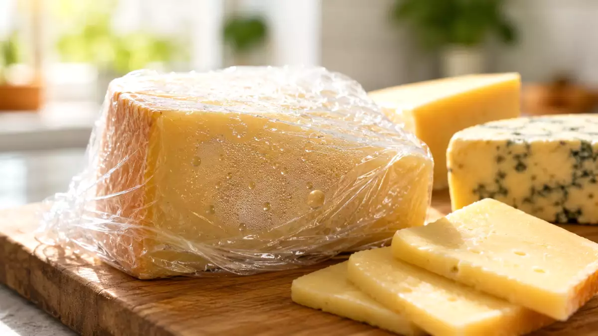 V horku sýr nezabalujte do fólie: tato chyba je hned patrná, a to proto, že