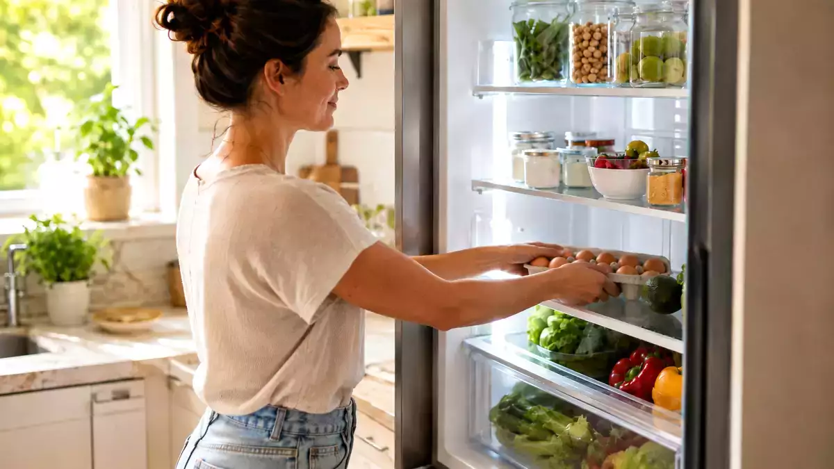 Lednička nebo spíž? Proč jsou vejce v supermarketu mimo ledničku, ale doma je třeba je uchovávat v chladu, zejména v létě