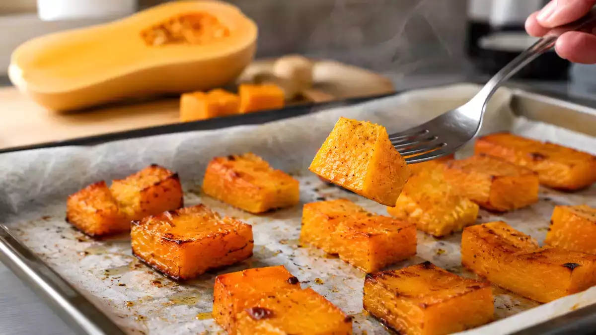 Jak upéct dýni butternut v troubě, aby kousky byly krásně měkké?