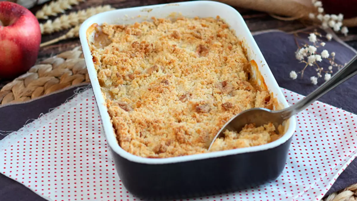 Váš jablečný crumble není křupavý? Chyby, kvůli kterým je úplně měkký