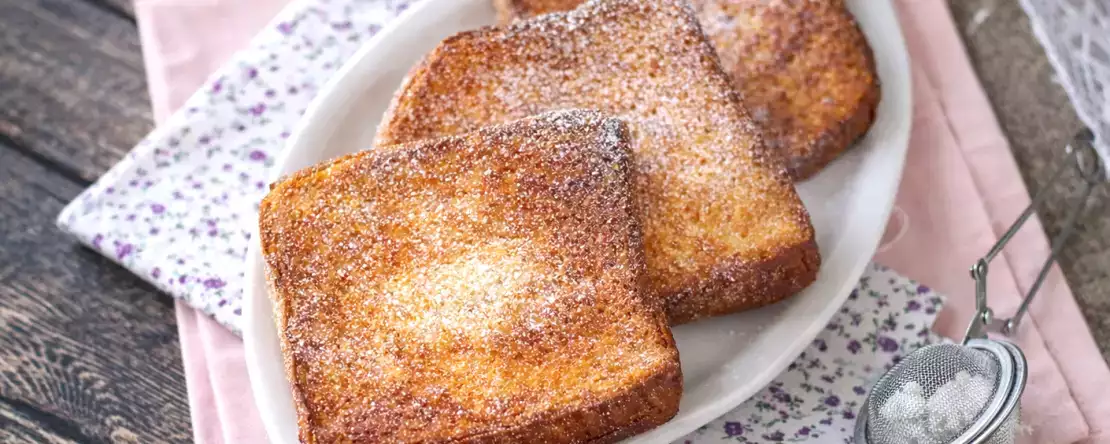 Torrijas a smažené mléko ve fritéze: dvě skvělé velikonoční sladkosti, které se dobře připravují i bez pánve.