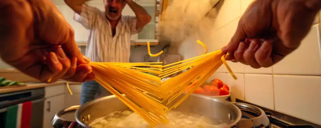 Proč se těstoviny v Itálii nelámou (a v zahraničí tomu stále nerozumí)