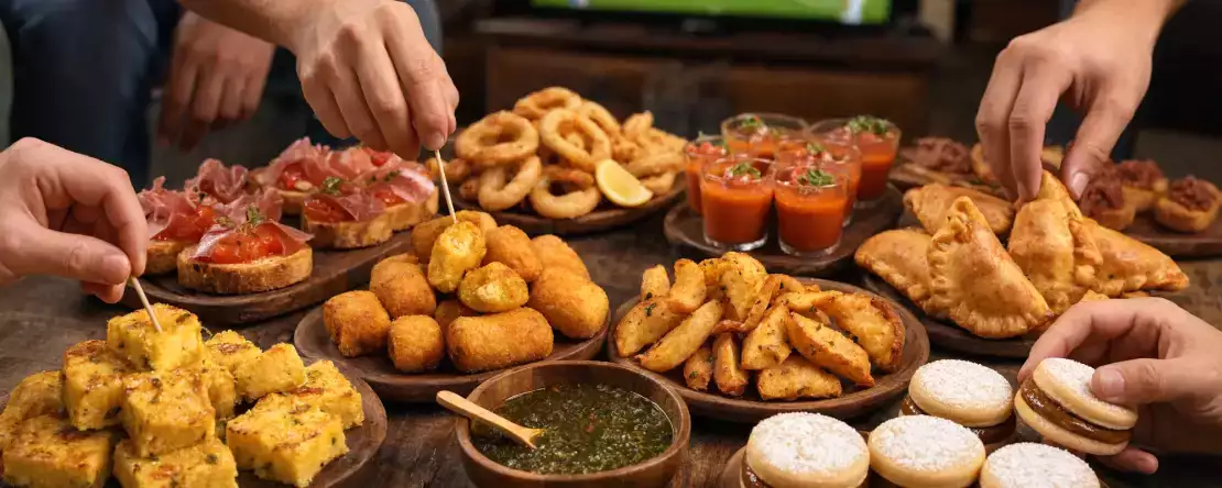 Na finále Španělsko–Argentina si připravte aperitiv, který kombinuje 5 typických specialit z každé země
