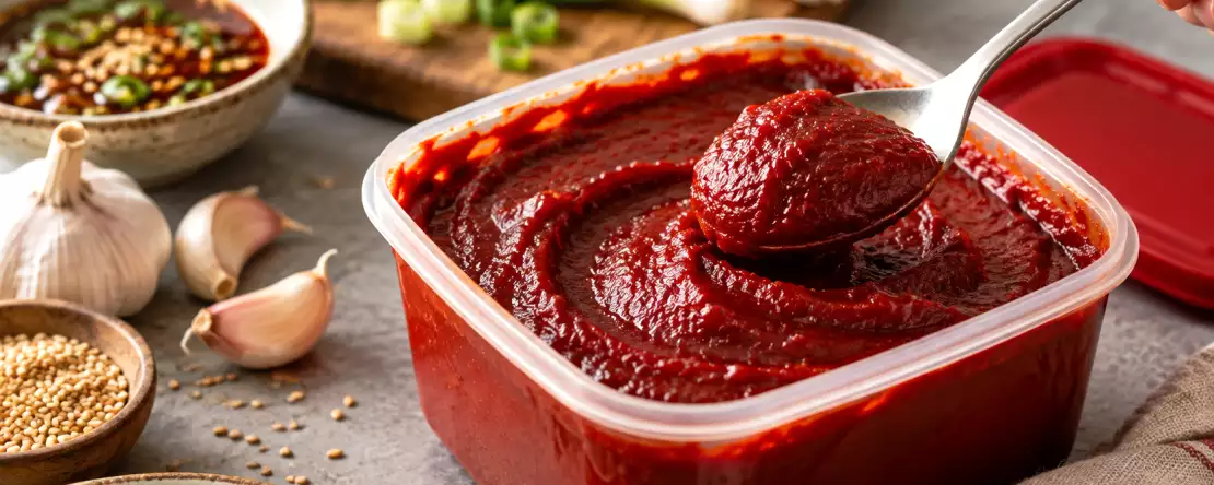 Otevřený gochujang: jak skladovat a dávkovat chilli pastu