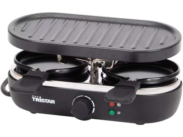 Miniatura zařízení na raclette prodávaná v Action láká ty, kteří nemají dostatek místa