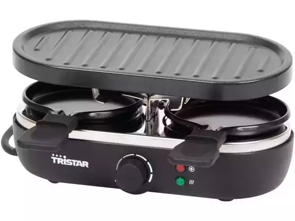 Miniatura zařízení na raclette prodávaná v Action láká ty, kteří nemají dostatek místa