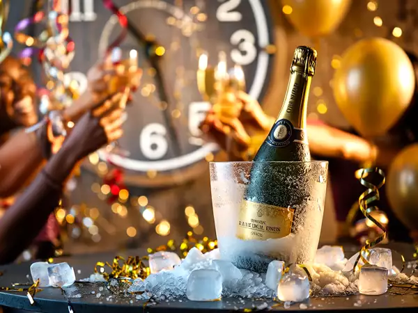 Chlazení šumivého vína za 15 minut se zdá být nemožné, dokud nevyzkoušíte tento trik na poslední chvíli a nezachráníte tak Silvestra.