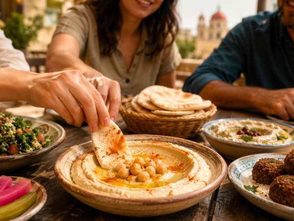 Mezze, libanonské tapas : malé pokrmy a recepty na cestu s chutí