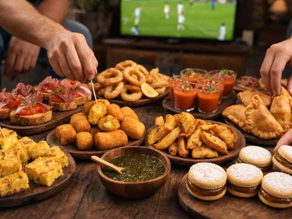Na finále Španělsko–Argentina si připravte aperitiv, který kombinuje 5 typických specialit z každé země