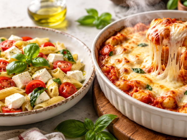 Syrová nebo vařená mozzarella v těstovinách? Rozdíl, který změní chuť celého jídla