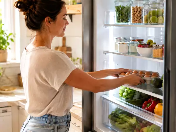 Lednička nebo spíž? Proč jsou vejce v supermarketu mimo ledničku, ale doma je třeba je uchovávat v chladu, zejména v létě