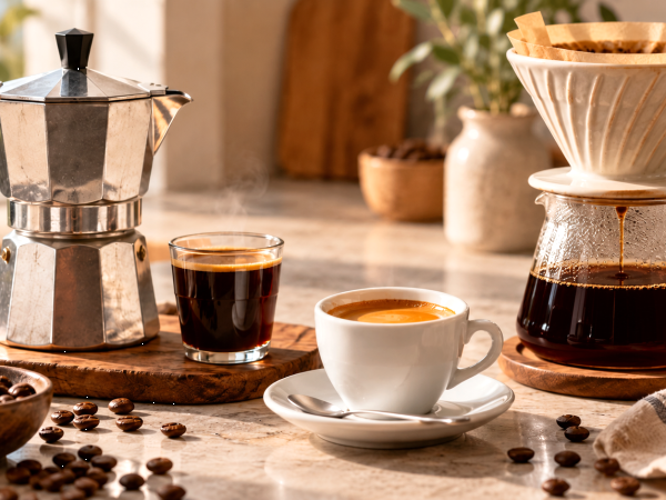 Moka, espresso, nebo filtrovaná káva: správná volba se mění podle toho, jaký máš den