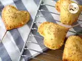 Koláče ve tvaru srdce na valentýna