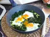 Recept Špenát na smetaně a vejce