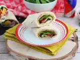 Recept Šunkové a čedarové špenátové závitky