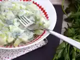 Recept Okurka s jogurtovou omáčkou