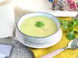 Recept Pórková polévka s kokosovým mlékem a kari