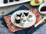 Recept Makis s uzeným lososem a avokádem
