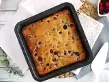 Recept Brownie z bílé čokolády a červeného ovoce (blondie)