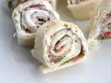 Recept Aperitivní zábaly s uzenou šunkou a rukolou