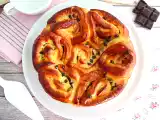 Recept Čínská brioška plněná krémem a čokoládovými lupínky