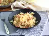 Recept Bílé zelí se slaninou