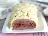 Recept Bílý čokoládový malinový špalek