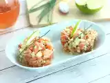 Recept Tatarák z čerstvého lososa a zelených jablek
