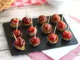 Recept Karamelizovaná cherry rajčata se sezamovými semínky nebo rajčata lásky