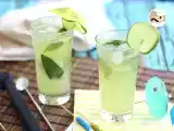 Recept Okurkové mojito, nealkoholický koktejl