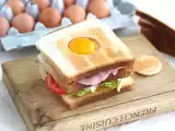 Recept Klubový vaječný sendvič