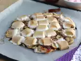 Recept Sladká banánová a čokoládová pizza
