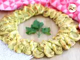Recept Věnec z listového těsta s pestem na aperitiv