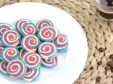 Recept Tříbarevné sušenky, francouzská vlajka