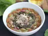 Recept Smoothie mísa s kiwi, mátou a špenátovými výhonky