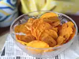 Recept Sladké bramborové lupínky v mikrovlnné troubě