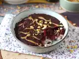 Recept Ovesné vločky přes noc s červeným ovocem a čokoládou, zdravá a sytá snídaně!