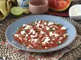 Recept Melounové carpaccio: osvěžující letní předkrm