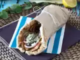 Recept Gyros s halloumi, vegetariánská verze řeckého sendviče!