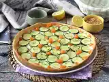 Recept Super osvěžující letní koláč: ricotta, okurka a uzený losos
