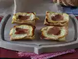 Recept Malé tartes tatin s příchutí raclette, v jednotlivých porcích