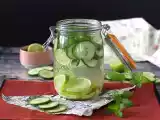 Recept Voda s příchutí okurky, limetky, máty a zázvoru